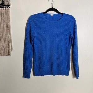 Jcrew vintage y2k cable knit fitted sweater